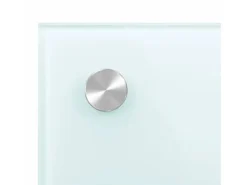 vidaXL Küchenrückwand Weiß 70x40 cm Hartglas 249451