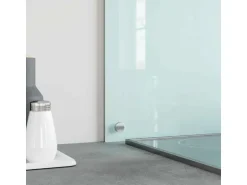 vidaXL Küchenrückwand Weiß 100x60 cm Hartglas 249462