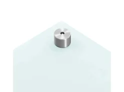 vidaXL Küchenrückwand Weiß 100x60 cm Hartglas 249462