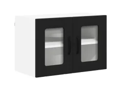 vidaXL Küchenschrank 2 Stk Schwarz 60 x 31 x 40 cm Holzwerkstoff 884968