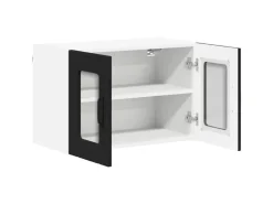 vidaXL Küchenschrank 2 Stk Schwarz 60 x 31 x 40 cm Holzwerkstoff 884968