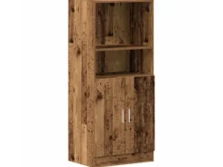 vidaXL Küchenschrank Altholz-Optik 57x41,5x131,5 cm Holzwerkstoff 860128