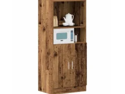 vidaXL Küchenschrank Altholz-Optik 57x41,5x131,5 cm Holzwerkstoff 860128