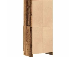 vidaXL Küchenschrank Altholz-Optik 57x41,5x131,5 cm Holzwerkstoff 860128