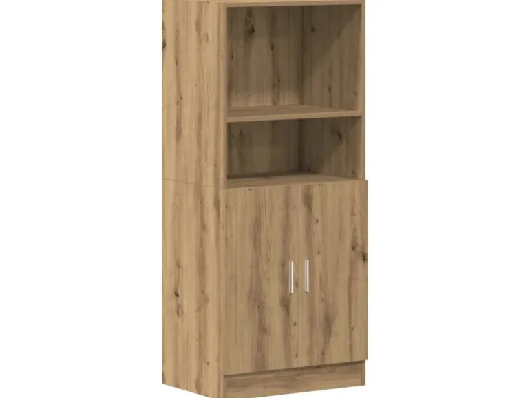 vidaXL Küchenschrank Artisan-Eiche 57x41,5x131,5 cm Holzwerkstoff 860129