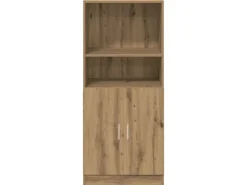 vidaXL Küchenschrank Artisan-Eiche 57x41,5x131,5 cm Holzwerkstoff 860129