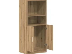 vidaXL Küchenschrank Artisan-Eiche 57x41,5x131,5 cm Holzwerkstoff 860129