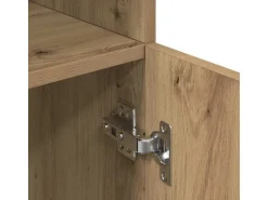 vidaXL Küchenschrank Artisan-Eiche 57x41,5x131,5 cm Holzwerkstoff 860129