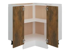 vidaXL Küchenschrank Räuchereiche 75,5x75,5x80,5 cm Holzwerkstoff