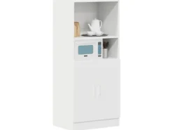 vidaXL Küchenschrank Weiß 57x41,5x131,5 cm Holzwerkstoff 860121