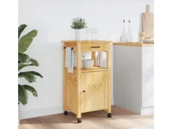 vidaXL Küchenwagen MONZA 48x40x90 cm Massivholz Kiefer Modell 9