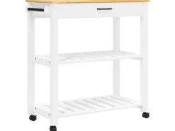 vidaXL Küchenwagen MONZA 84x40x90 cm Massivholz Kiefer Modell 16