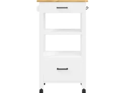 vidaXL Küchenwagen MONZA 48x40x90 cm Massivholz Kiefer Modell 11