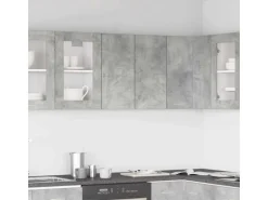 vidaXL Küchenwandschrank Betongrau 60x31x60 cm Holzwerkstoff 861228
