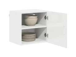 vidaXL Küchenwandschrank mit Regal Weiß 40 x 31 x 40 cm Holzwerkstoff 884514