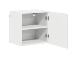vidaXL Küchenwandschrank mit Regal Weiß 40 x 31 x 40 cm Holzwerkstoff 884514