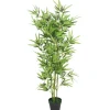 vidaXL Künstliche Bambuspflanze mit Topf 120 cm Grün