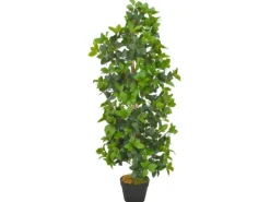 vidaXL Künstliche Pflanze Lorbeerbaum mit Topf Grün 120 cm