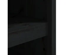 vidaXL Outdoor-Küchenschrank Schwarz 106x55x64 cm Massivholz Kiefer