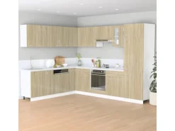 vidaXL Schubunterschrank Sonoma-Eiche 40x46x81,5 cm Holzwerkstoff