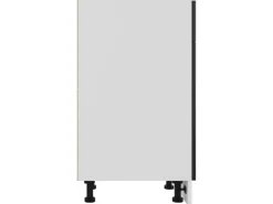 vidaXL Schubunterschrank Schwarz 40x46x81,5 cm Holzwerkstoff