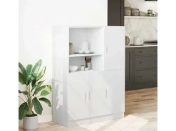 vidaXL 2-Tlg Küchenschrank-Set Weiß Holzwerkstoff 3324142