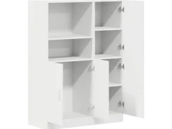 vidaXL 2-Tlg Küchenschrank-Set Weiß Holzwerkstoff 3324142