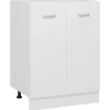 vidaXL Unterschrank Weiß 60x46x81,5 cm Holzwerkstoff