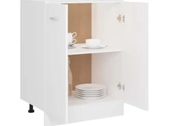 vidaXL Unterschrank Weiß 60x46x81,5 cm Holzwerkstoff