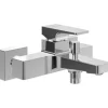 Villeroy & Boch Einhebel-Badewannenarmatur Architectura Square in Chrom