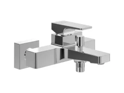 Villeroy & Boch Einhebel-Badewannenarmatur Architectura Square in Chrom