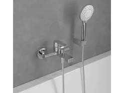 Villeroy & Boch Einhebel-Badewannenarmatur Architectura in Chrom