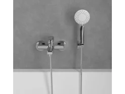 Villeroy & Boch Einhebel-Badewannenarmatur Architectura in Chrom