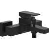 Villeroy & Boch Einhebel-Badewannenarmatur Architectura Square in Matt Black