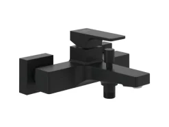 Villeroy & Boch Einhebel-Badewannenarmatur Architectura Square in Matt Black