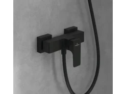 Villeroy & Boch Einhebel-Duscharmatur Architectura Square in Matt Black