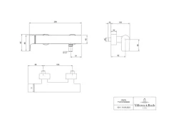 Villeroy & Boch Einhebel-Duscharmatur Liberty in Chrom