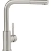 Villeroy & Boch Küchenarmatur Steel Shower Hochdruck-Armatur Ausziehbare Brause Wassersparend Edelstahl Massiv