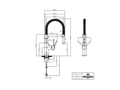 Villeroy & Boch Küchenarmatur Steel Expert Compact Hochdruck Armatur Umschaltfunktion Wassersparend Edelstahl Massiv