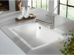 Villeroy & Boch Küchenarmatur Como Shower Hochdruck-Armatur Ausziehbare Brause Wassersparend Edelstahl Massiv