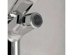 Villeroy & Boch Oasis Bidetarmatur Einhebelmischer mit Zugstange Keramikkartusche Wassersparend Auslaufhöhe 73mm Chrom