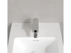 Villeroy & Boch Oasis Bidetarmatur Einhebelmischer mit Zugstange Keramikkartusche Wassersparend Auslaufhöhe 73mm Chrom