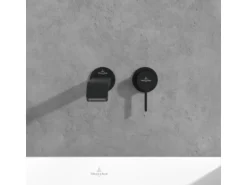 Villeroy & Boch Waschtischauslauf-Set Dawn ohne Ablaufgarnitur in Matt Black