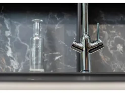 VIZIO 3 Wege Wasserhahn Küchenarmatur BOD mit 360° Schwenkbarem U Auslauf Verchromt