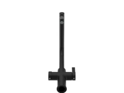 VIZIO 4 Wege Wasserhahn Küchenarmatur FC mit 360° Schwenkbarem L Auslauf Schwarz Matt