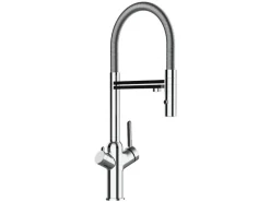 VIZIO 4 Wege Wasserhahn Küchenarmatur BOD mit 360° Schwenkbarem Auslauf Abnehmbare 2 Strahl Handbrause Verchromt