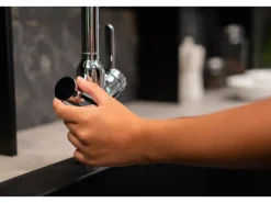 VIZIO 4 Wege Wasserhahn Küchenarmatur BOD mit 360° Schwenkbarem L Auslauf Verchromt