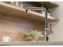 VIZIO Wasserhahn Küchenarmatur BOD mit 360° Schwenkbarem N Auslauf Verchromt