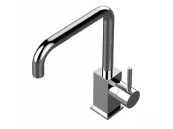 VIZIO Wasserhahn Küchenarmatur QU mit 360° Schwenkbarem N Auslauf Verchromt