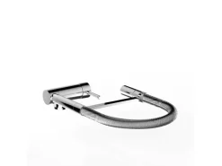 VIZIO Wasserhahn Vorfenster Küchenarmatur Umklappbar 6 CM mit 360° Schwenkbarem Auslauf Abnehmbare 2 Strahl Handbrause Verchromt